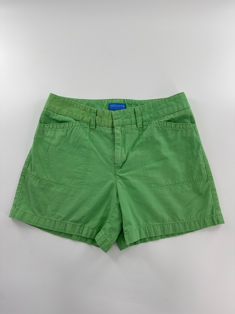 Dockers Y2K Green Preppy Shorts Women's Size 6